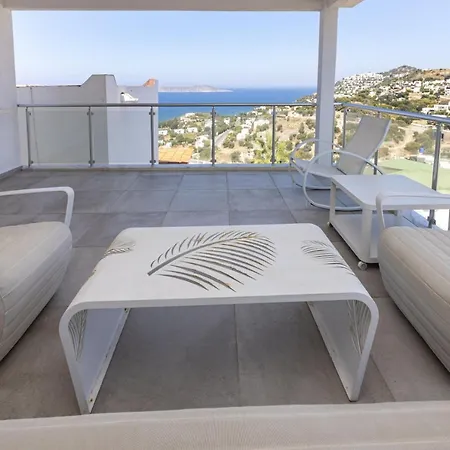 Amazing Duplex House With Sea View In Bodrum Διαμέρισμα
